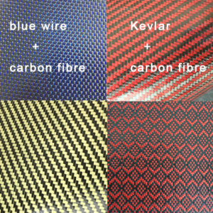 Carbon Fibre TPU Leather 100% Real Carbon Fibre Both Sides Weave